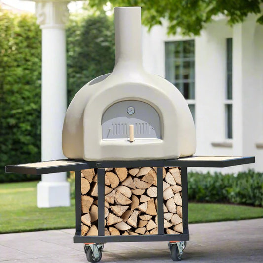 Rolling Pizza Oven Station - Stand, Base, Table