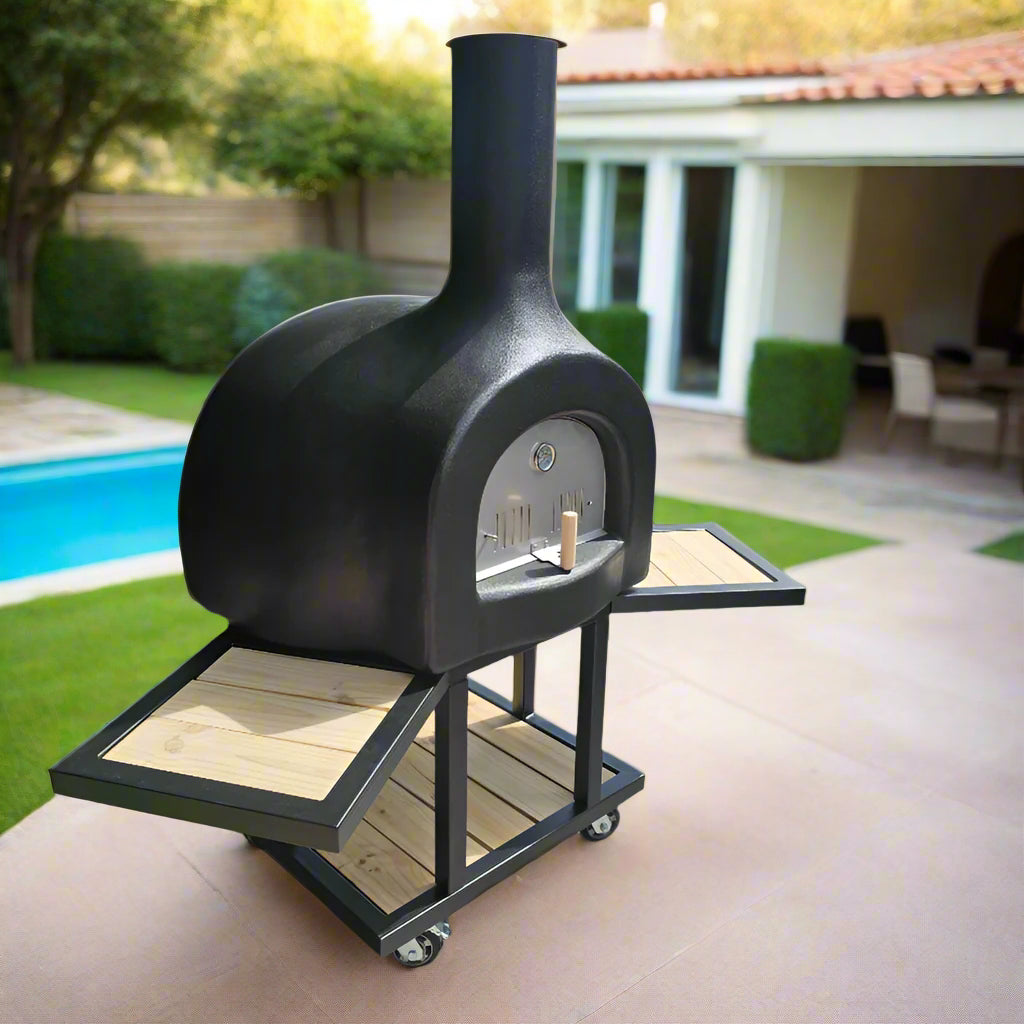 Rolling Pizza Oven Station - Stand, Base, Table