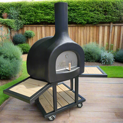 Rolling Pizza Oven Station - Stand, Base, Table