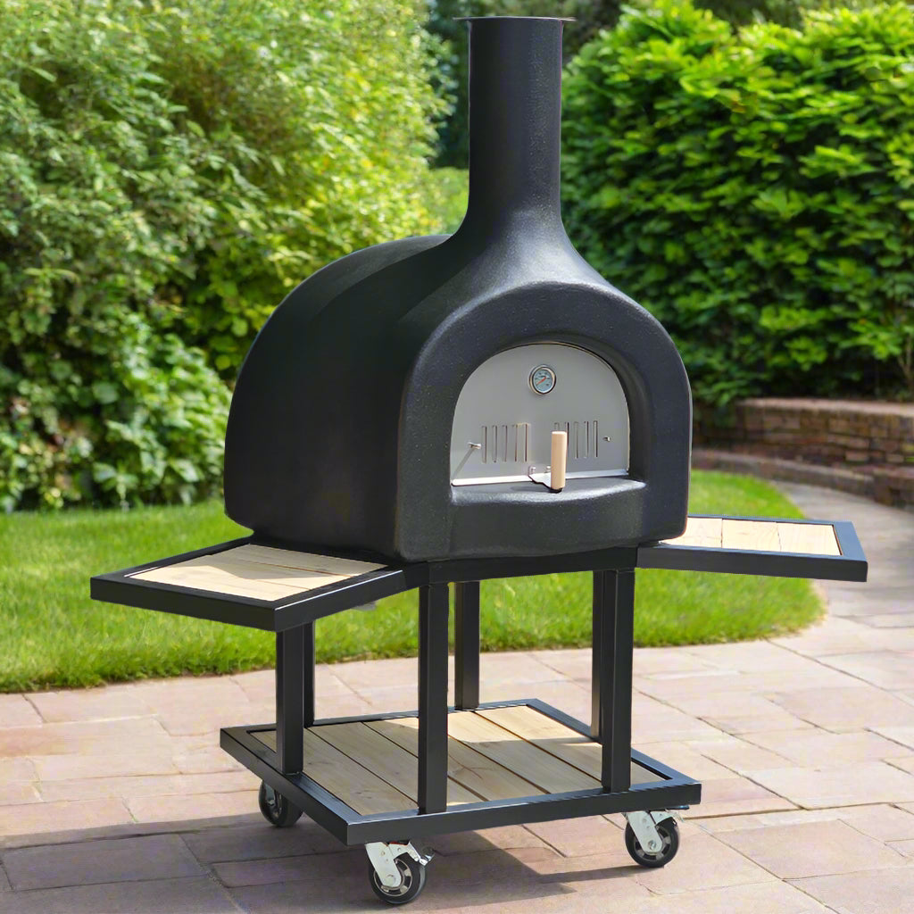 Rolling Pizza Oven Station - Stand, Base, Table