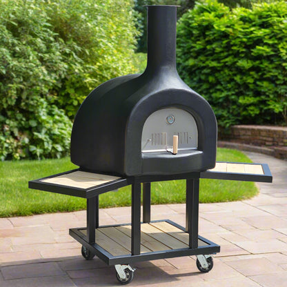 Rolling Pizza Oven Station - Stand, Base, Table