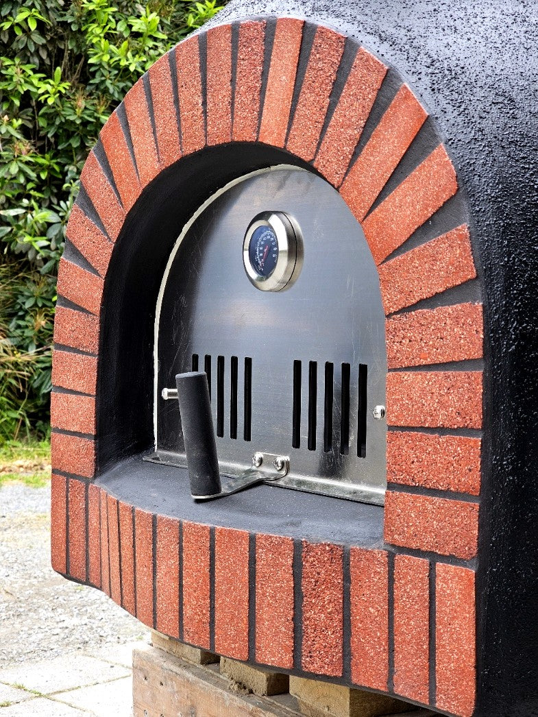 Wood Fired Pizza Oven - Brick Style Entrance