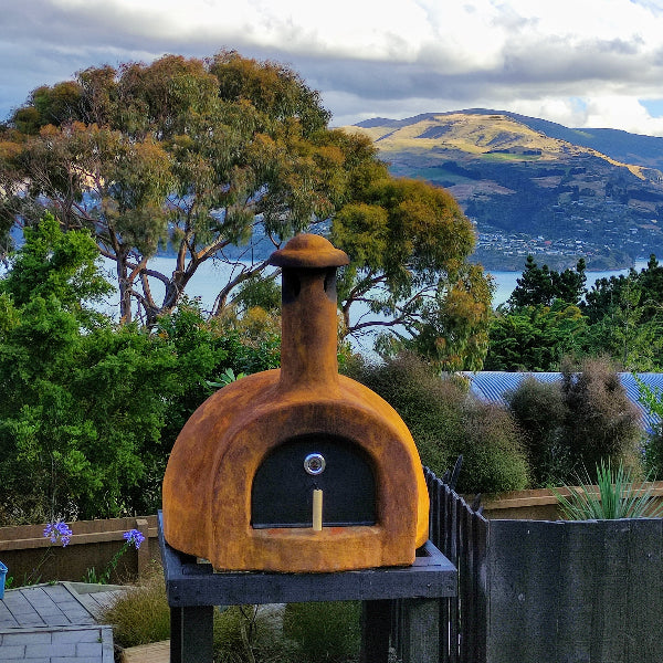 pizza oven rust style 