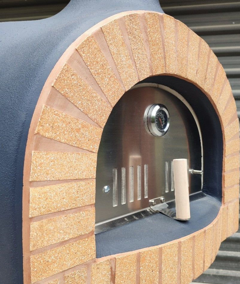 Wood Fired Pizza Oven - Brick Style Entrance