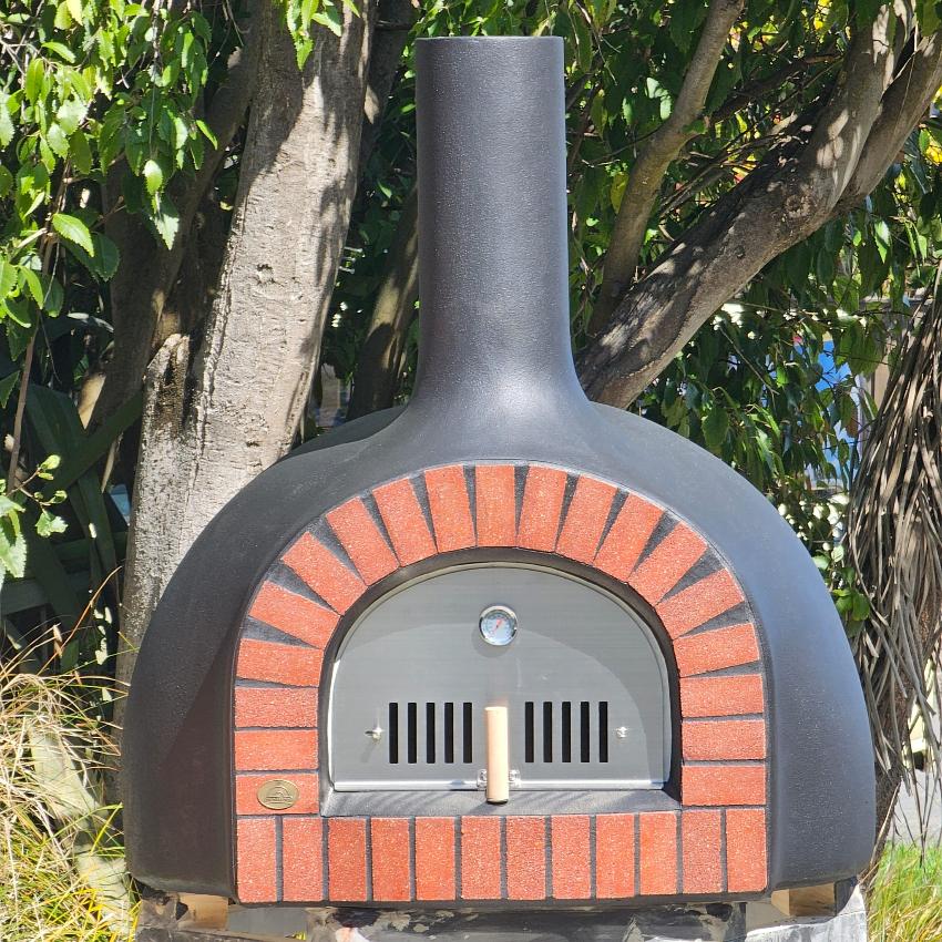 Wood Fired Pizza Oven - Brick Style Entrance