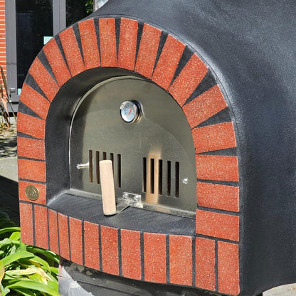 Wood Fired Pizza Oven - Brick Style Entrance