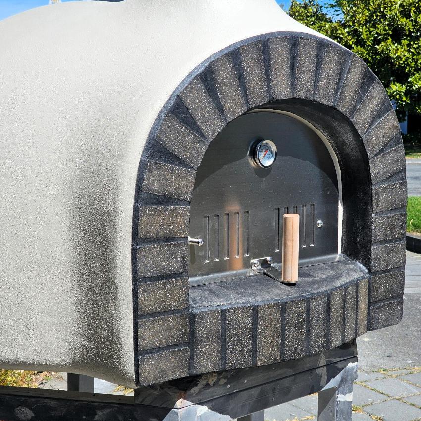 Wood Fired Pizza Oven - Brick Style Entrance