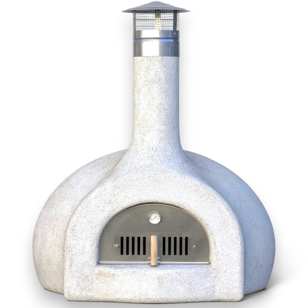 Finished Kiwi Pizza Oven built from the DIY wood-fired pizza oven kitset